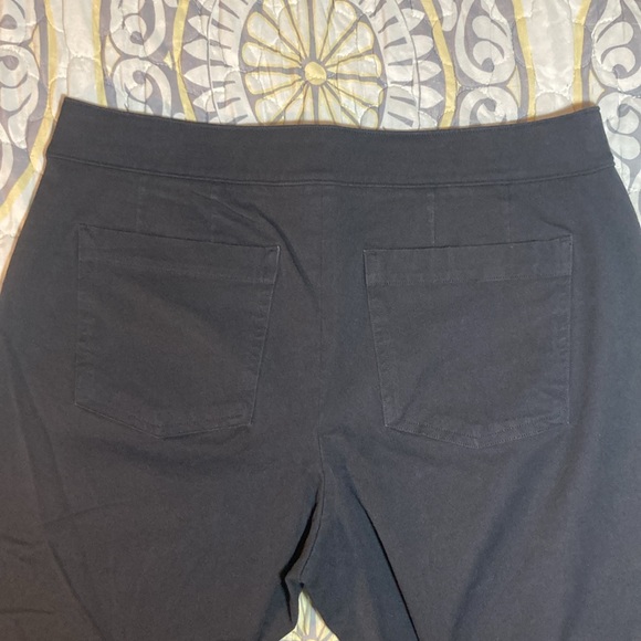 Spanx Black Wide Leg Capri Pull On Pant Size XL Petite - Picture 13 of 15